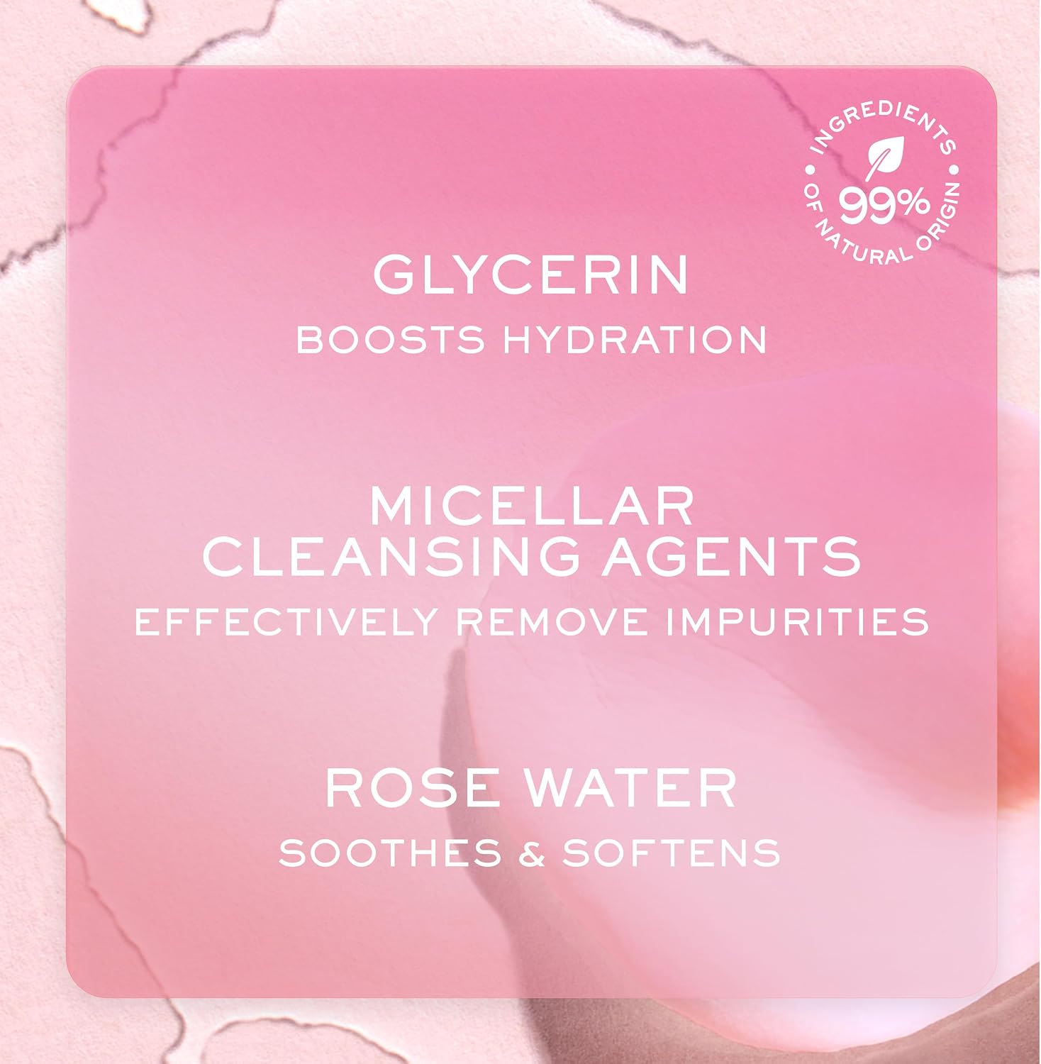 NUXE Micellar Water for Sensitive Skin with Rose Water Extract, 6.7 Fl Oz | Very Rose Makeup Remover for Face & Eyes, Hydrating Facial Cleanser for Sensitive Skin, Removes Waterproof Make-up & Mascara - Image 4