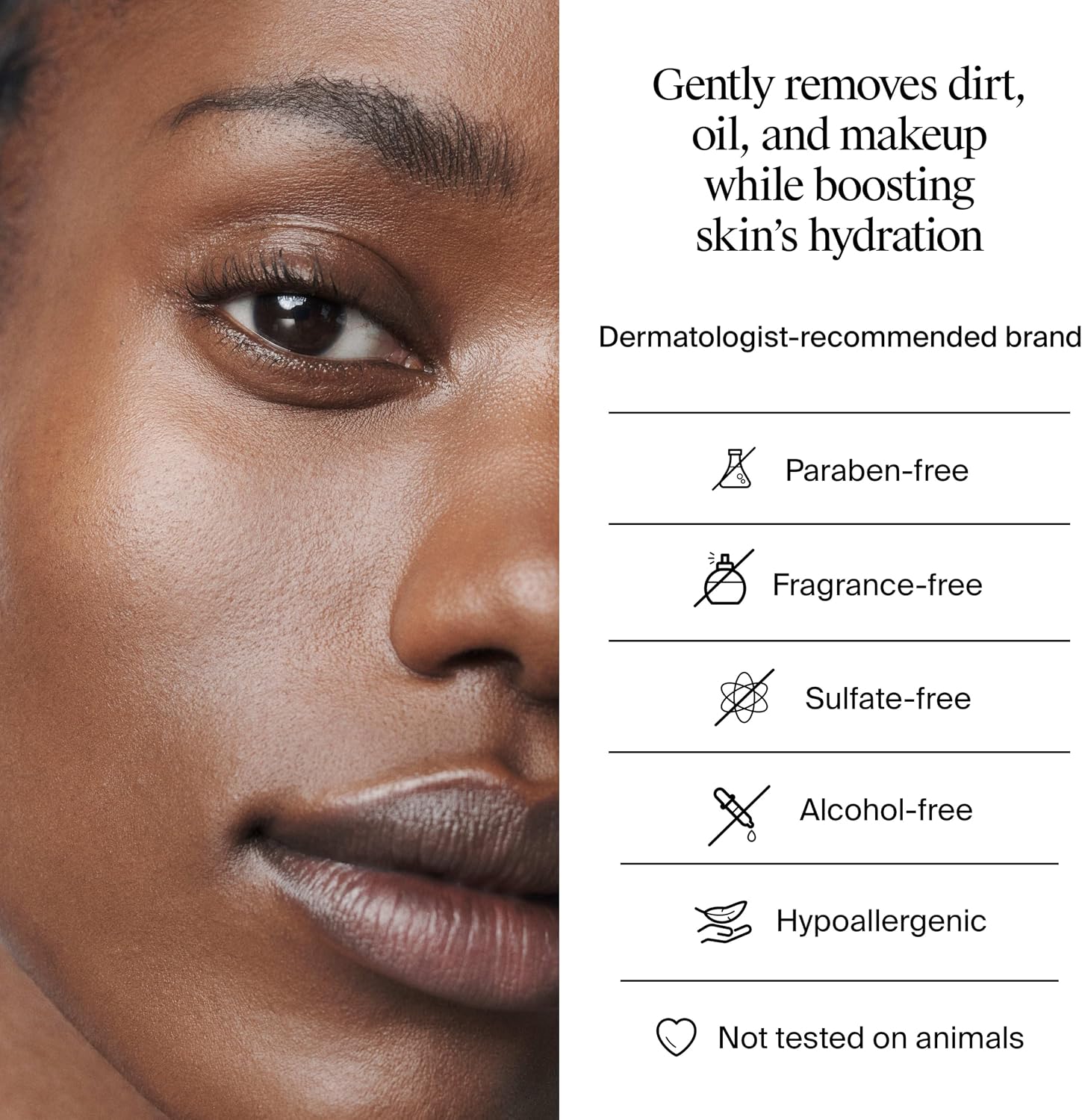 Neutrogena Hydro Boost Hydrating Gel Cleanser, Fragrance-Free, 7.8 fl. oz | Daily Face Wash Suitable for Sensitive Skin, Gentle Foaming Facial Cleanser, Noncomedogenic, With Hyaluronic Acid - Image 5