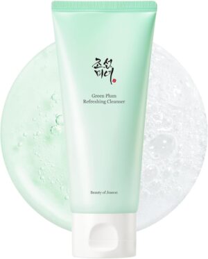 Beauty of Joseon Green Plum Refreshing Cleanser Gel Type Deep Pore Cleansing, Face Cleansers for All Skin Types, Korean Skincare 100ml, 3.38 fl.oz