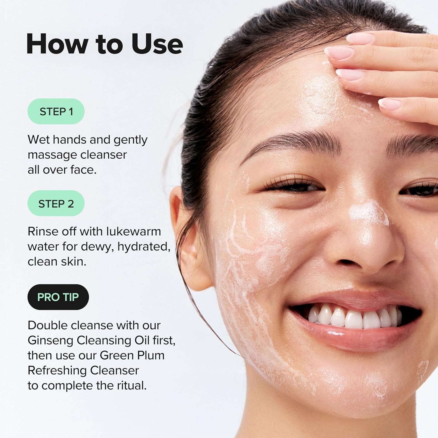 Beauty of Joseon Green Plum Refreshing Cleanser Gel Type Deep Pore Cleansing, Face Cleansers for All Skin Types, Korean Skincare 100ml, 3.38 fl.oz - Image 6