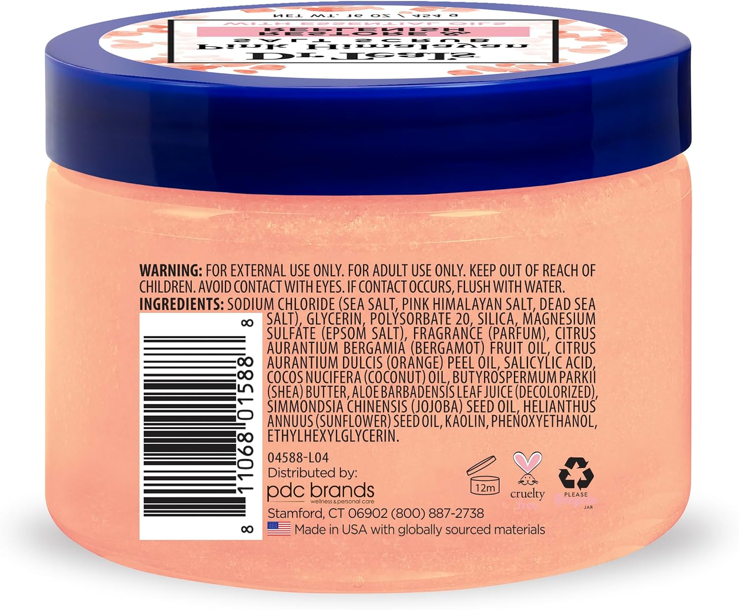 Dr Teal's Pink Himalayan Salt Body Scrub, Restore & Replenish with Pure Epsom Salt & Essential Oils, 16 oz (Pack of 3) - Image 9