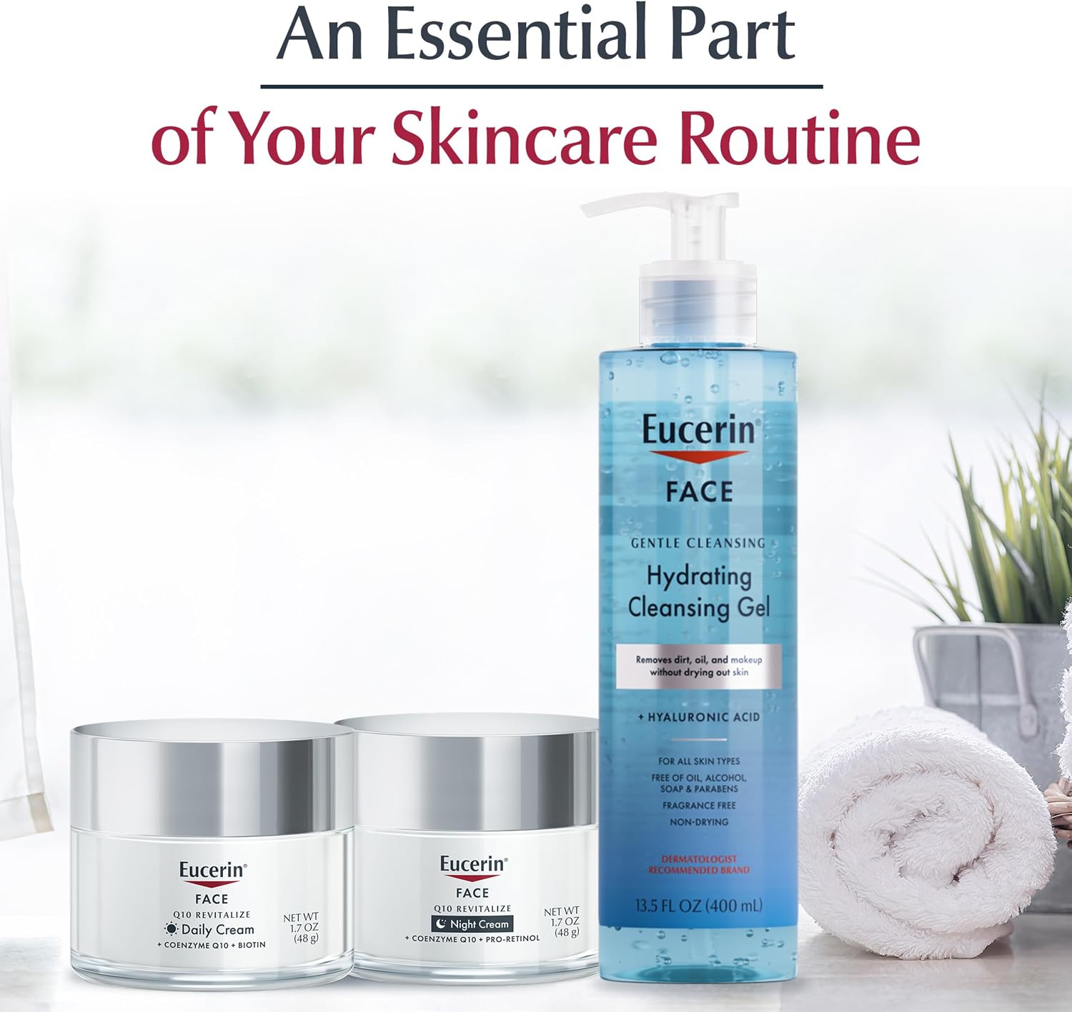 Eucerin Q10 Anti-Wrinkle Night Cream + Pro-Retinol, Facial Cream for Sensitive Skin, 1.7 Oz Jar - Image 10